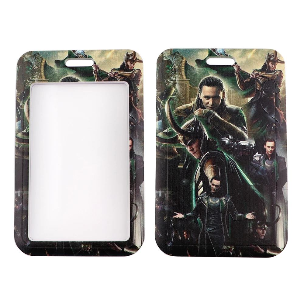 

PC3456 Cool Figure Lanyard Card Holder Student Hanging Neck Mobile Phone Lanyard Badge Subway Access Card Holder