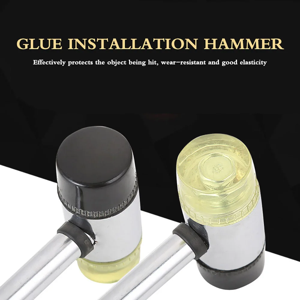 25 мм Резиновый Двусторонняя двух-закончились мини молоток работы остеклением