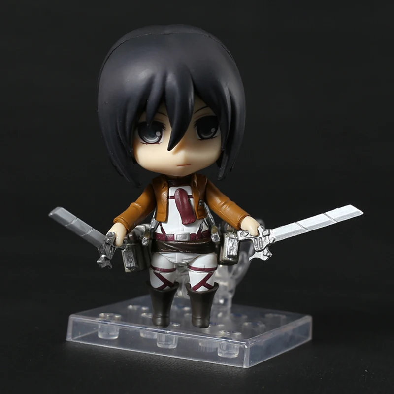 

Attack on Titan Mikasa Ackerman 365 Levi 417 390 Eren 375 Q Ver Action Figure Figurine Collection Model Doll Toy Gift