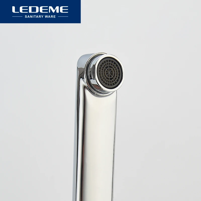 LEDEME Faucet L5884 2 Смеситель для умывальника/кухни c гайкой Материал: Латунь|Смесители