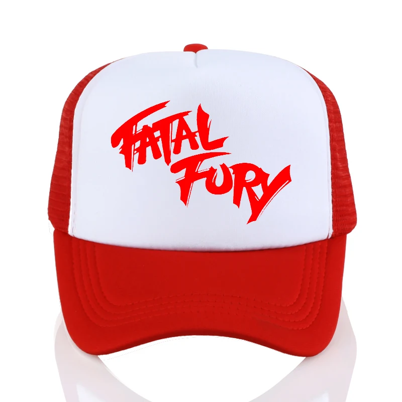 

Terry Bogard Cap The King of Fighters FURY FATAL Baseball caps Cosplay Coser Hat Summer Mesh Caps for Men women