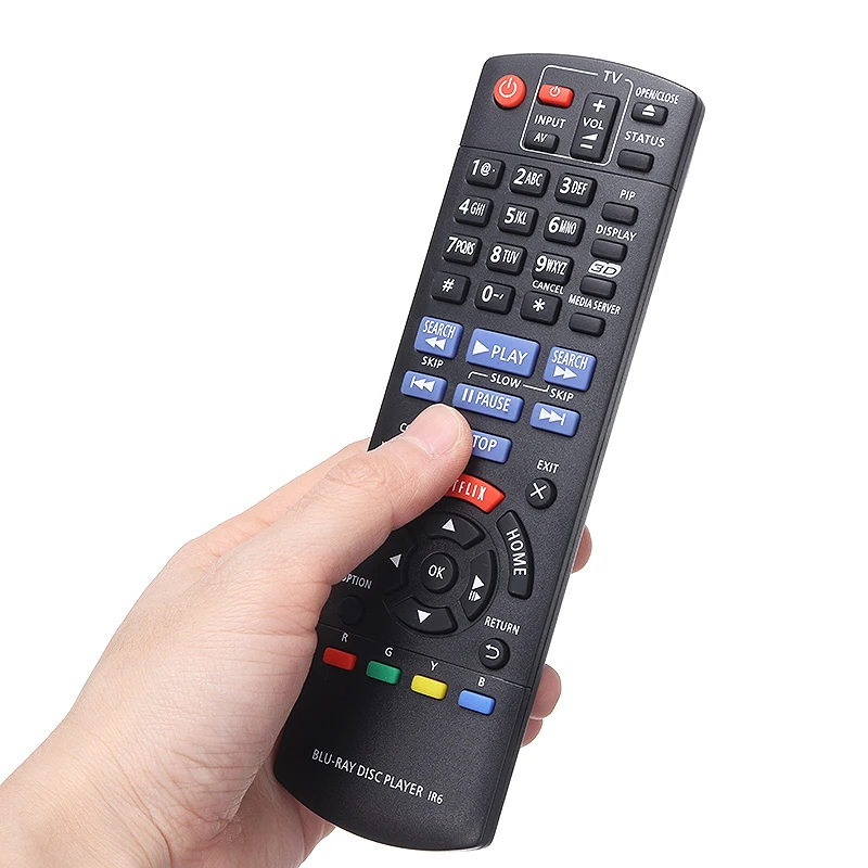 Замена пульта дистанционного управления для Panasonic DMP-BD75 DMP-BD755 DMR-EH58EP-K DMR-EH57 Blu-Ray DVD