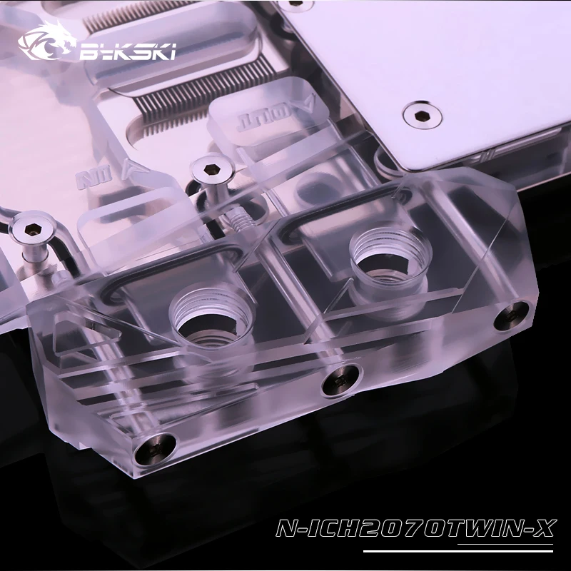 Bykski водяного блок использовать для Inno3D RTX 2060 Twin X2/полное покрытие Медь радиаторный блок/3PIN 5V A-RGB/4PIN 12V RGB