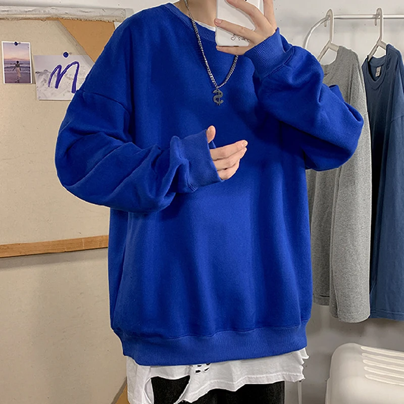 2020 Autumn Woman's Hoodies Cotton Solid Thicken Warm Women Sweatshirts Fashion Oversize Female Loose Lady Plus Size 5XL Casual