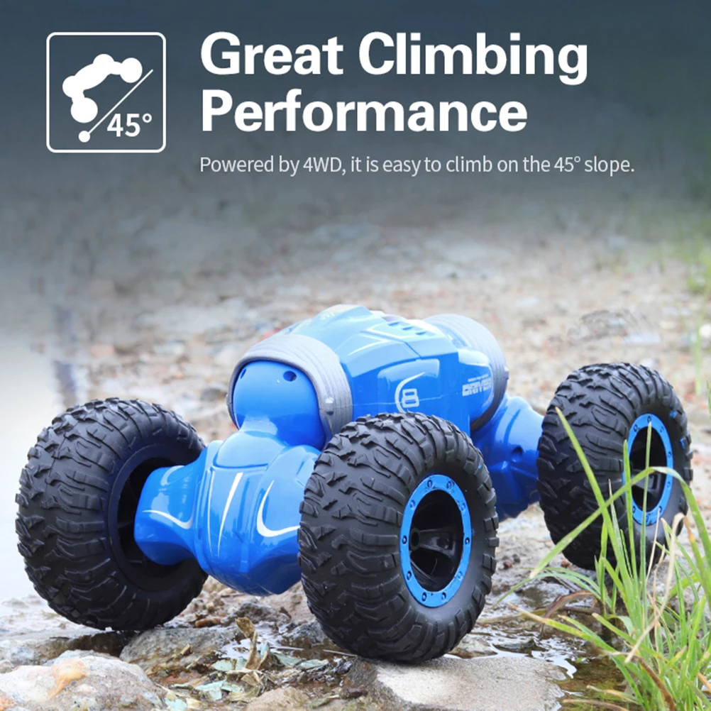 RC Car 1:16 4WD двусторонний пульт дистанционного управления 2 4G трансформируемый ключ