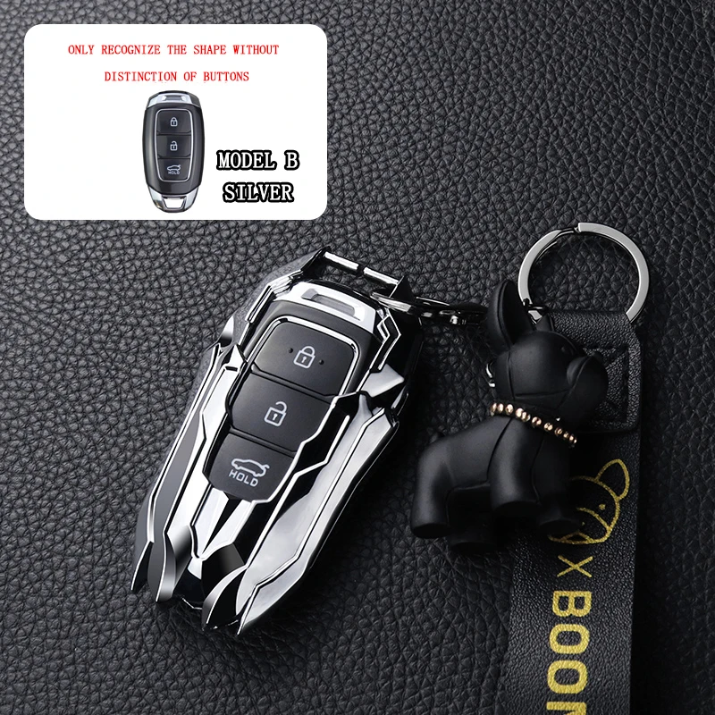 

Car Key Case Cover Protection Shell Skin For Hyundai iX20 I30 IX35 I40 Ix25 Tucson Verna Sonata Santa Fe Palisade Car Keyring