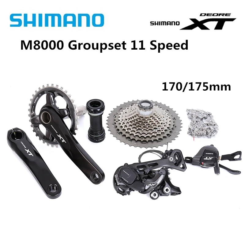 Shimano Deore XT M8000 11 скоростной велосипед 170 мм 30T 32T 34T набор групп 1x11s mtb|mtb group set|deore xt m8000xt