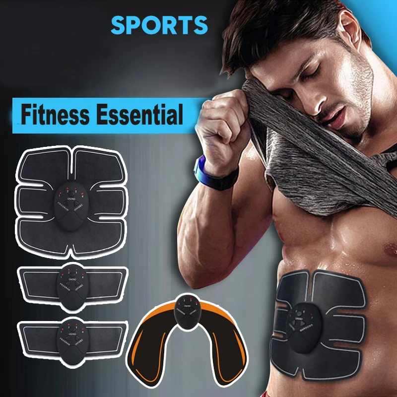 Стимулятор мышц беспроводной EMS тренажер умный фитнес для пресса обучение