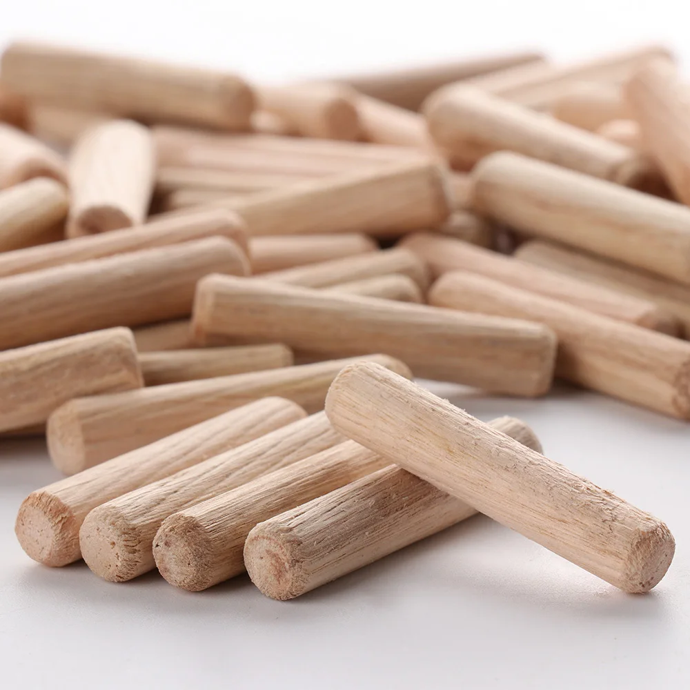 100 шт. M10 ящик для шкафа круглое Рифленое деревянное ремесло штифты стержни мебель