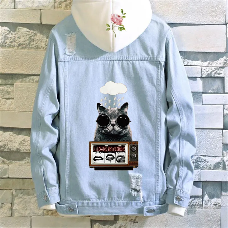 Пластыри для одежды аксессуары чужих вещей железные наклейки кошек губ