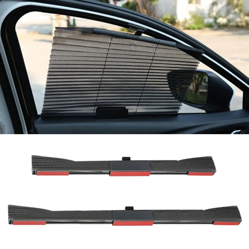 

Car Curtain Retractable Breathable Automobile Auto Side Window Blinds Sunshade Cover Sun-proof Blinds Pleated Curtains