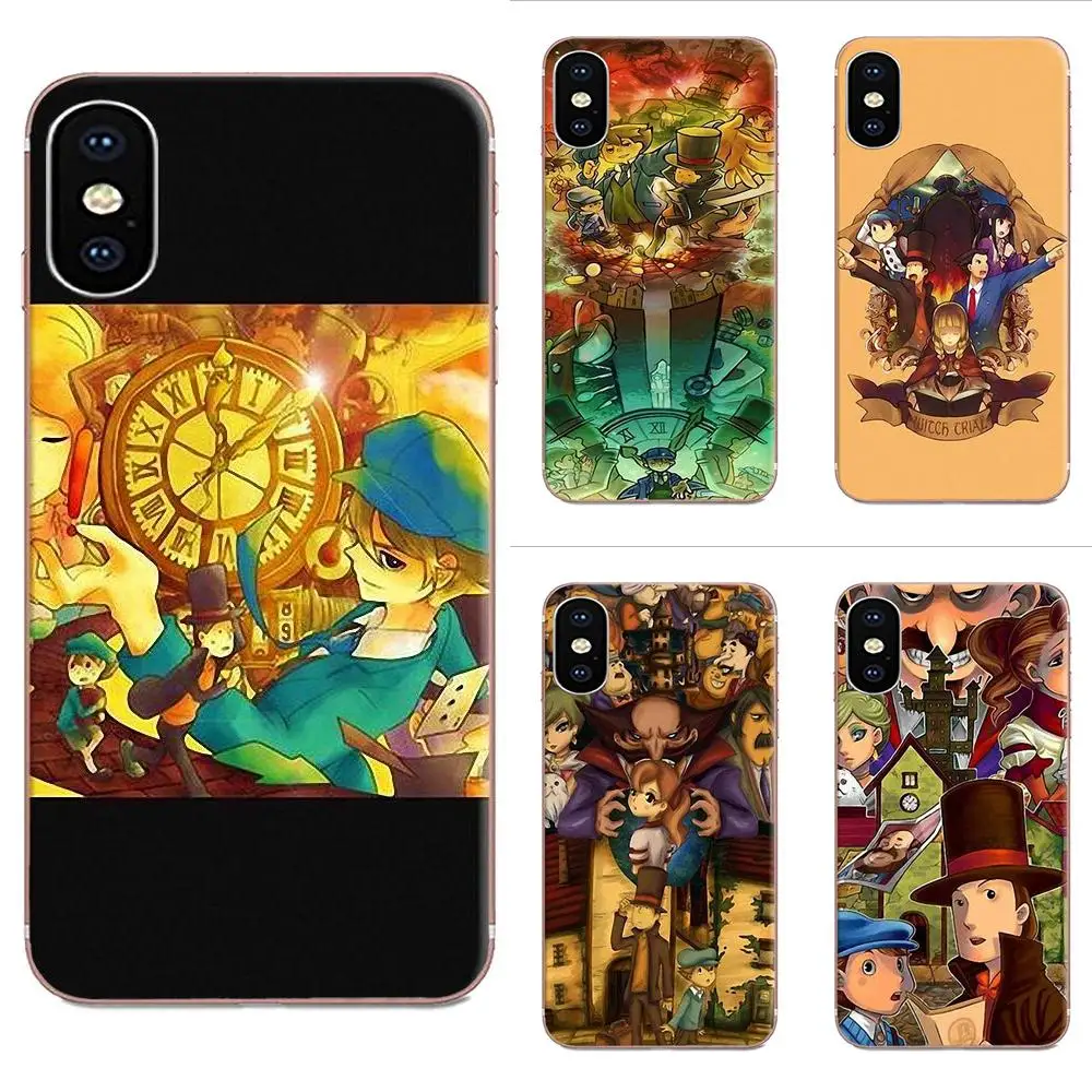 Professor Layton And The Curious Village For Samsung Galaxy A10 A20 A20E A3 A40 A5 A50 A7 J1 J3 J4 J5 J6 J7 2016 2017 2018