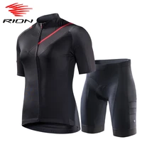 rion women outdoor road bike jersey set 2021 summer women quick dry cycling jersey set 3d gel pad shockproof shorts cycling suit