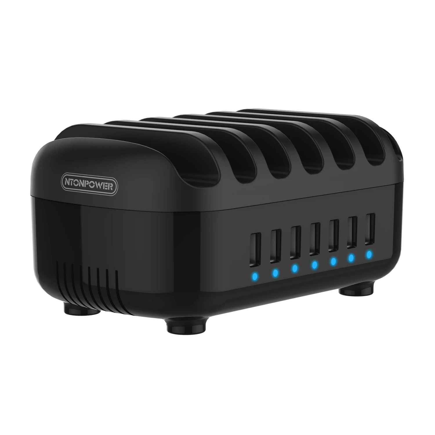 NTONPOWER универсальная зарядная станция Док-станция с держателем 70 Вт 7 usb зарядка для iphone разжигающая таблетка