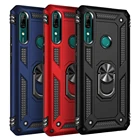 Чехол с магнитным кольцом для Huawei P Smart Z, Y9 Prime 2019, P20, P30, P40 Pro, Mate 20, 30, Nova 5T, 6SE, 7i, Honor 10 Lite, 9X, Y9S, бронированный