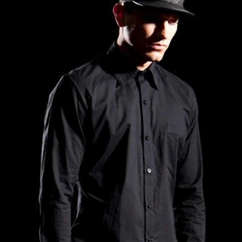 Мужская рубашка с длинными рукавами Повседневная Длинная индивидуализированная