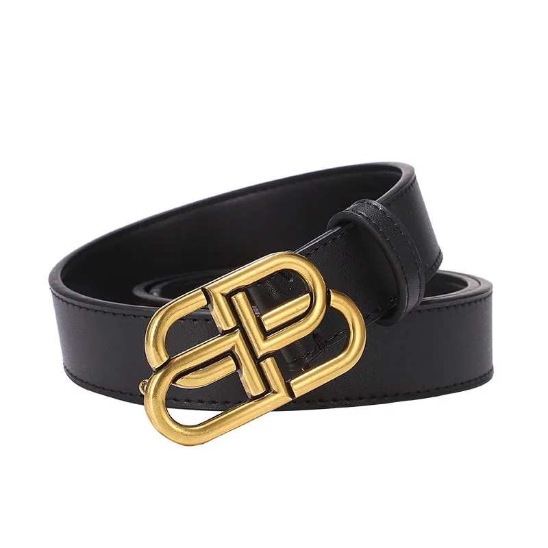 

Luxury designer Women Belt Genuine Leather fashion simple new high-quality retro youth student belt