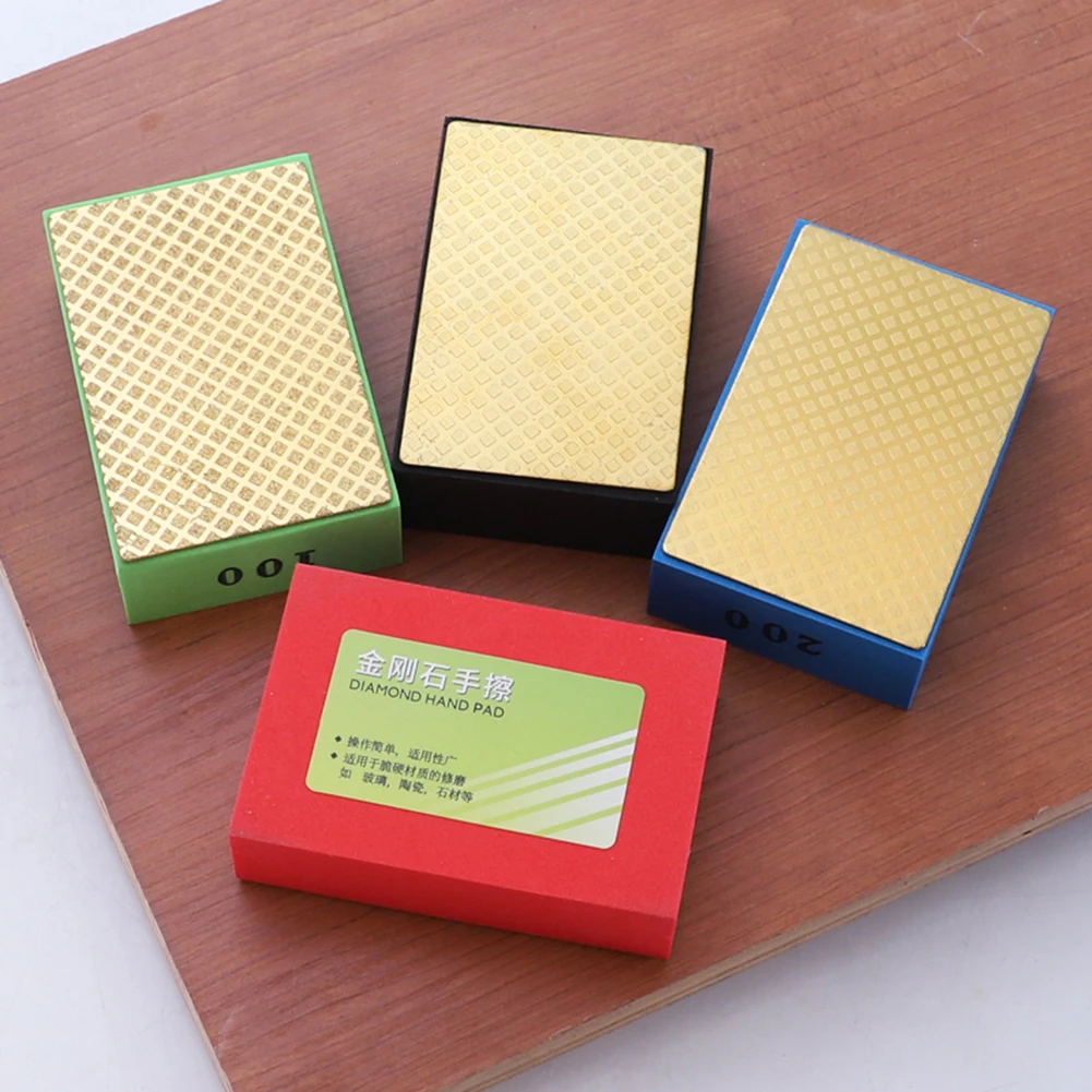 

Glass Polish Grinding Ceramic Tile Diamond Pads Marble Stone Wiper Glass Grinding Abrasive Blocks 95x60mm
