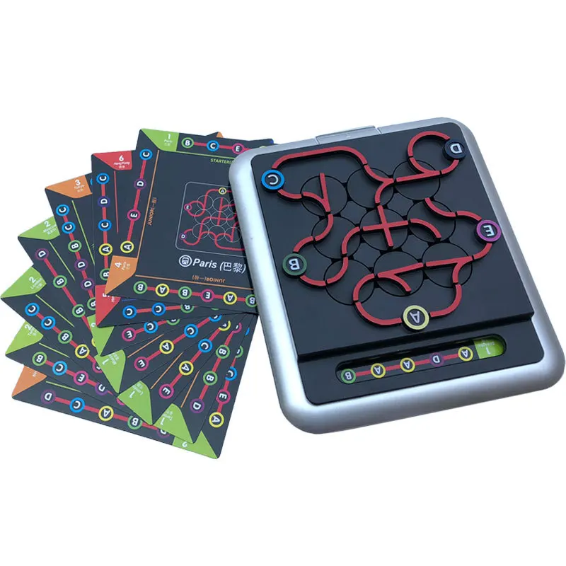 Обучающие игрушки Монтессори обучающая игра для детей 60 сложностей и 4 уровня