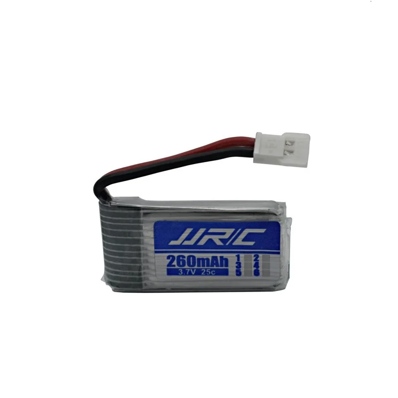 JJRC H8 оригинальный аккумулятор 3 7 в 260 мАч Lipo для радиоуправляемых дронов Mini RC