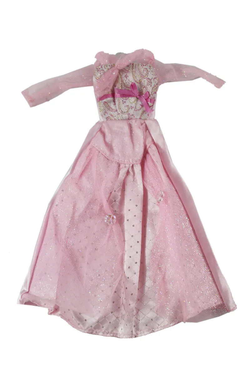 

Light Pink Bohemian Dress Outfit Suit Sets for Barbie BJD FR SD Doll Clothes Role Play Accessories Toys for Girl
