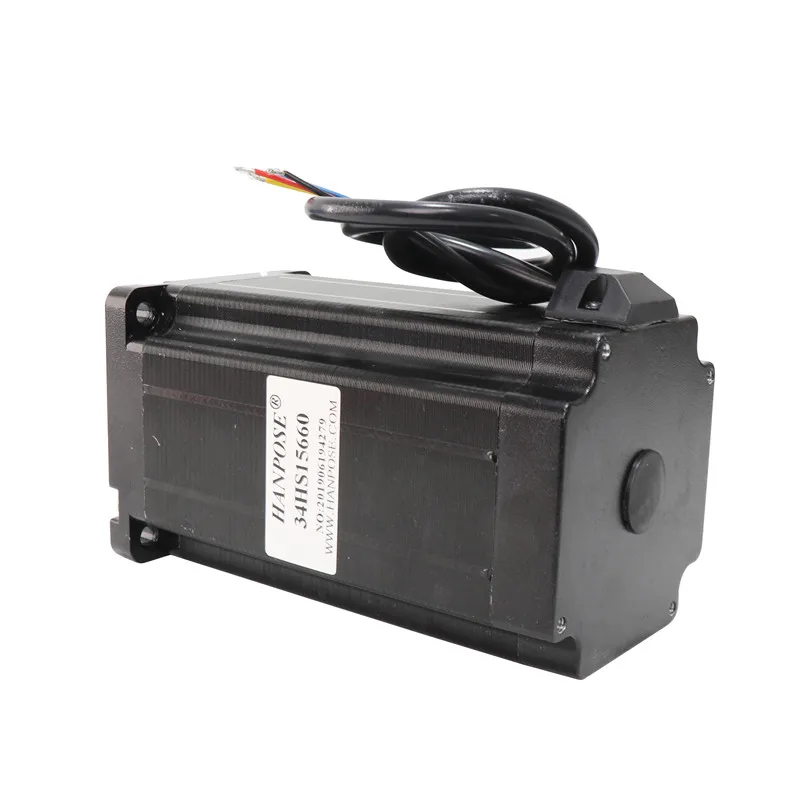 Шаговый двигатель NEMA34 34HS15660 12N.m 6.0A диаметр 86 шаговый для гравировального станка с