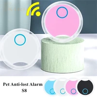 mini round bluetooth anti lost device item tracker smart pet tracker dog cat gps locator over speed alarm online tracking device
