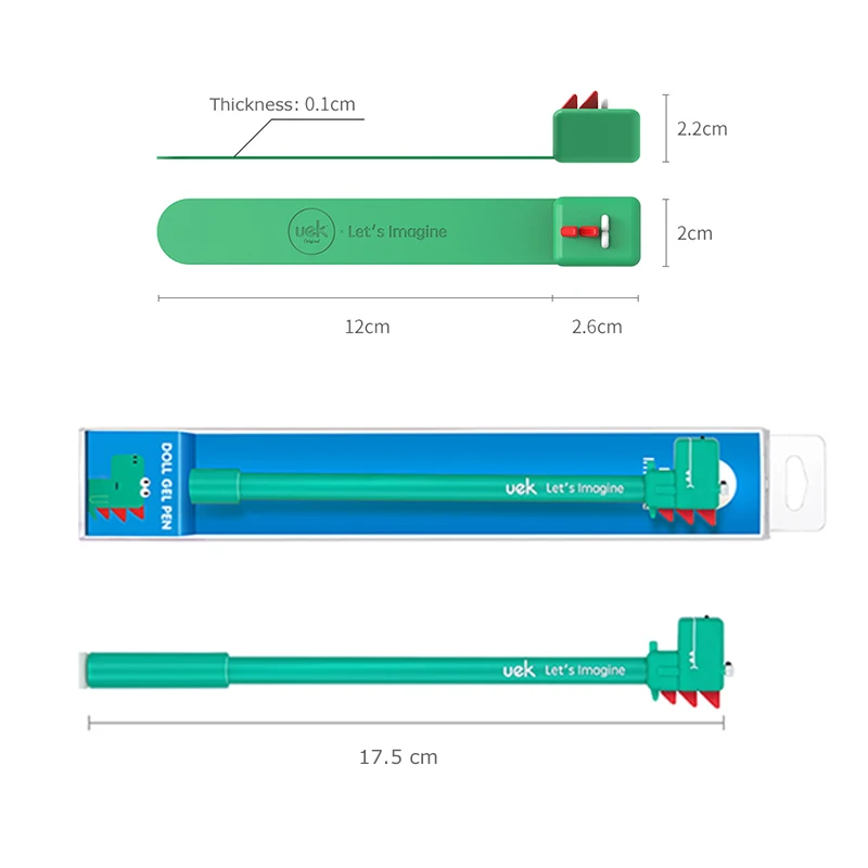 UEK Мультяшные закладки Pad Творческий мягкий силиконовый книжные маркеры
