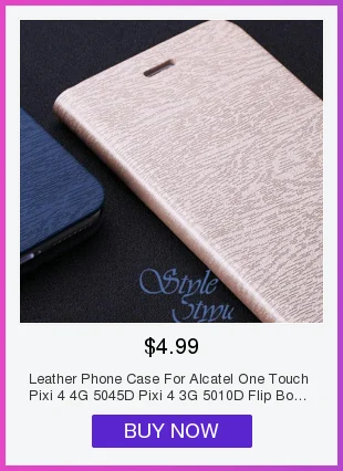 Кожаный чехол для телефона Alcatel One Touch Pixi 4 4G 5045D Pixi 4 3g 5010D флип чехол-книжка бизнес чехол ТПУ силиконовый чехол