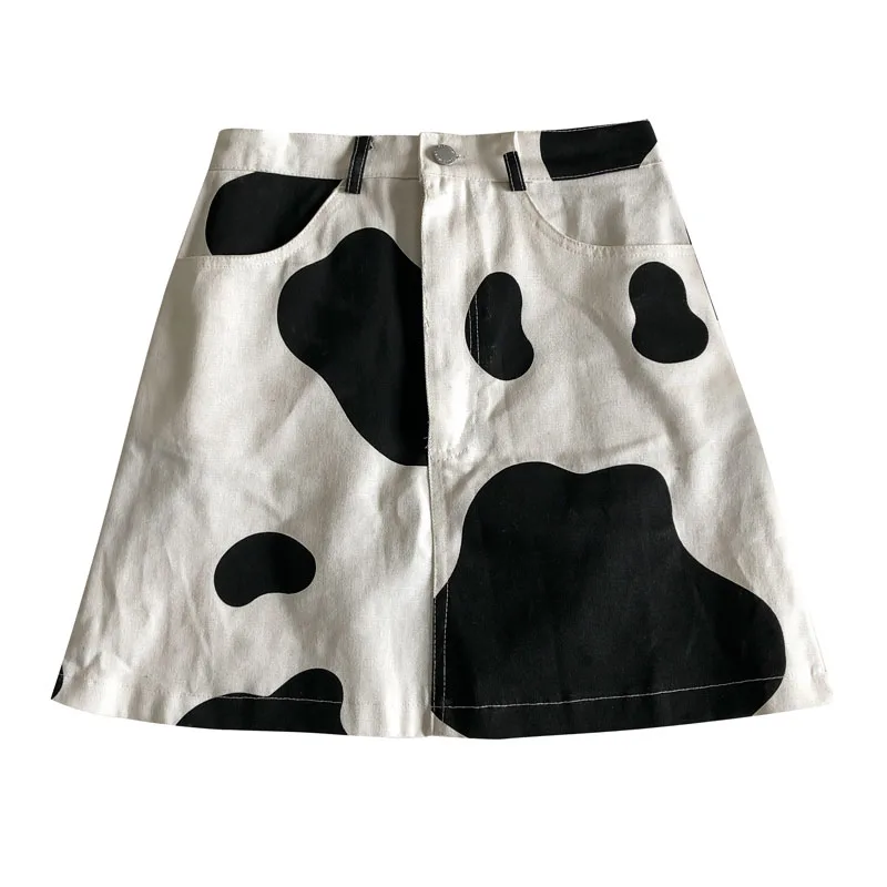 

Harajuku Women Mini Skirt High Waist A-line Ladies White Skirts Fashion Summer Female Skirt with Pocket Mini Skirts Streetwear