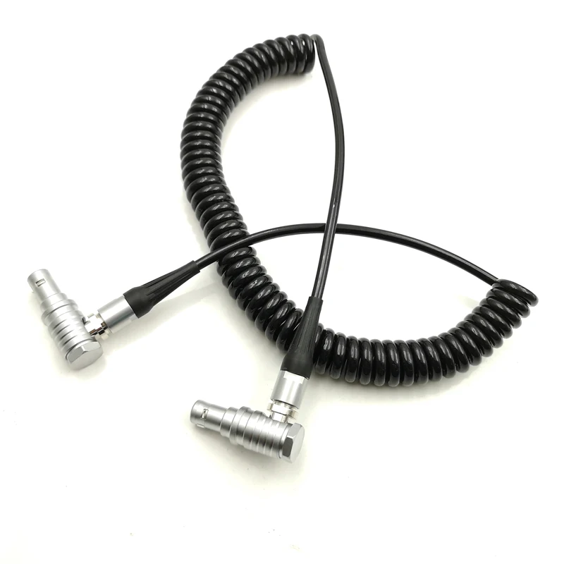 Прямоугольный 2 контактный адаптер питания спиральный кабель для камеры Teradek Bond /