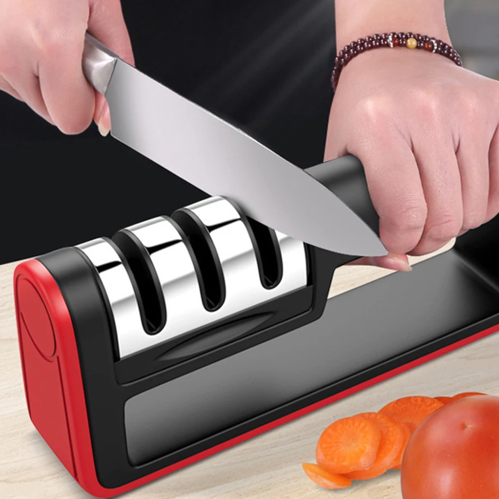 Точилка для ножей 3 этапа Профессиональная кухонная точилка каменная