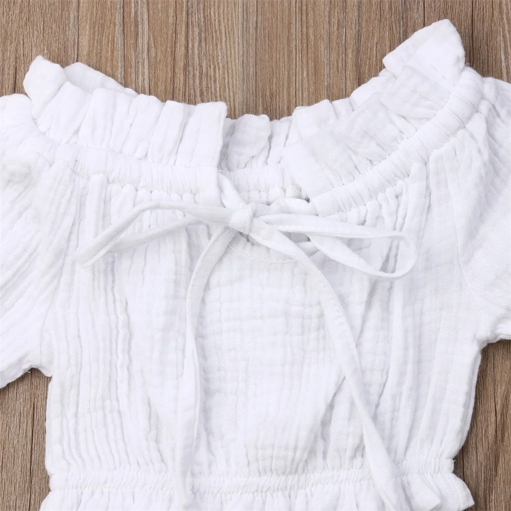 Комплект одежды для маленьких девочек топ бандо без бретелек + Двухслойная юбка