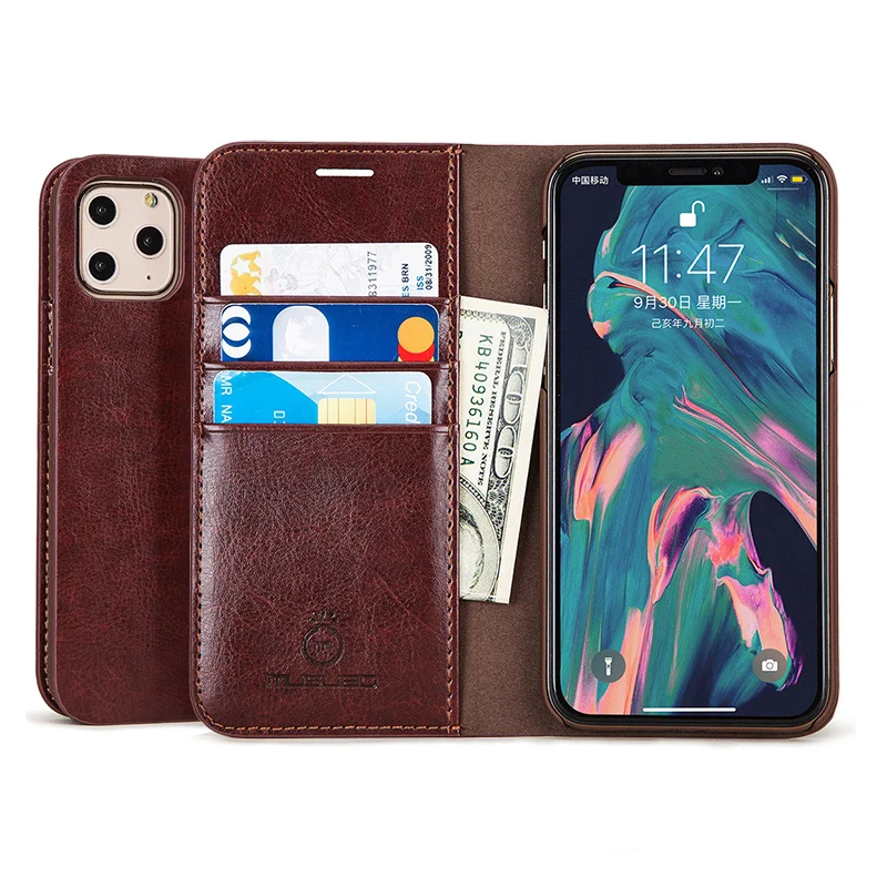 Кошелек для фоторамки чехол iPhone 11 Pro X XR XS Max Стенд Флип кожаный Phone Funda Чехол из