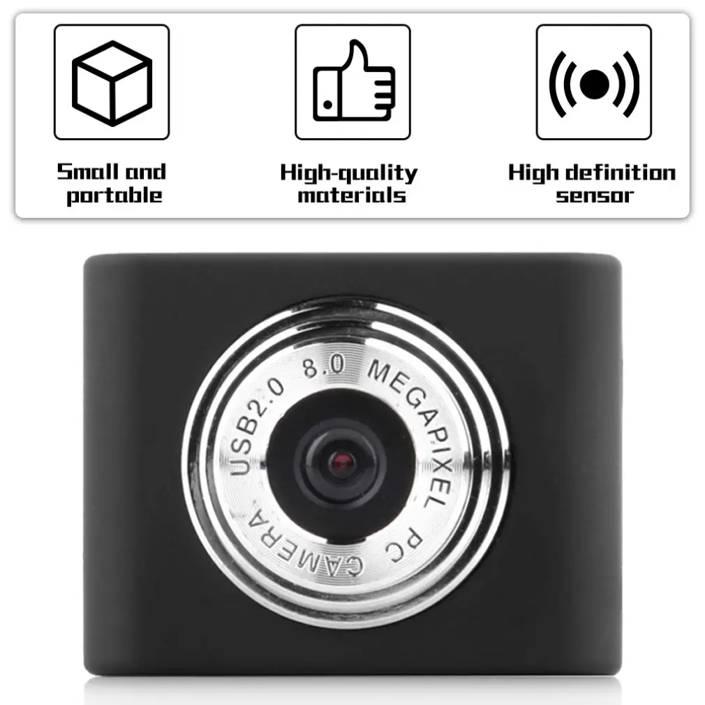 

Mini USB 2.0 Retractable Clip Web Camera For Computer Laptop 5 Megapixels USB Retractable Cable Webcam