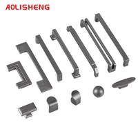 aolisheng door drawer handle pearl gray modern minimalist new wardrobe handle zinc alloy handle