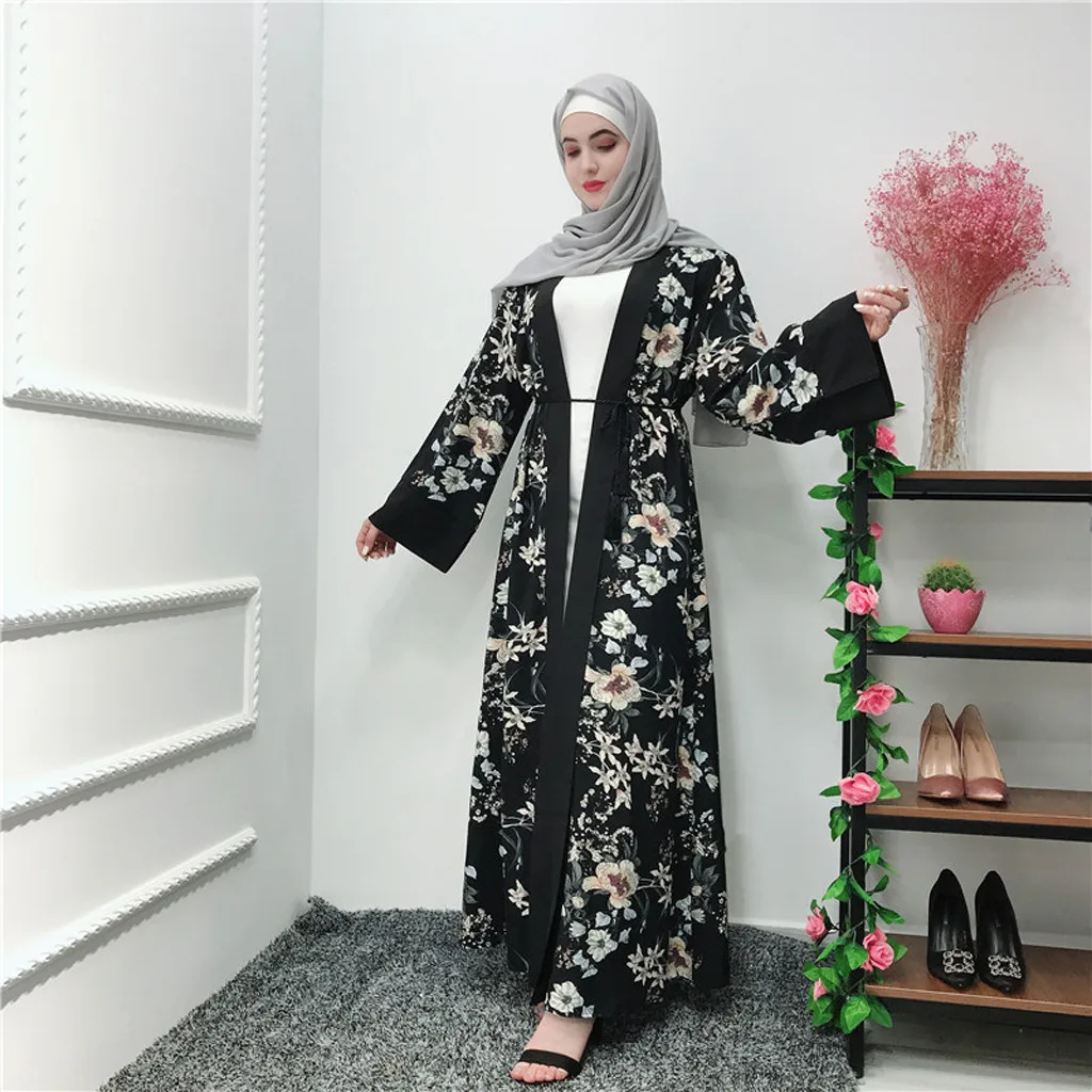 

Eid Mubarek Abaya Дубай, Турция сатиновый хиджаб мусульманское платье индийское Европейское американское ислам одежда платья для женщин Оман Vestidos