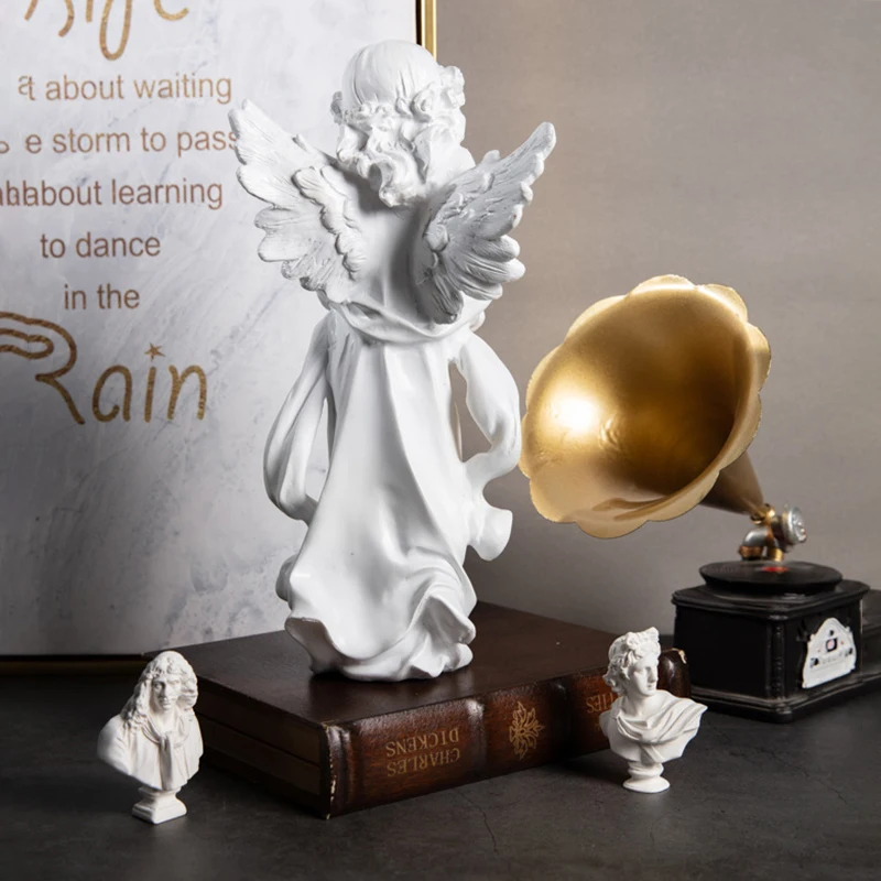 Античная скульптура пластырь фигурки персонажей фея добыча миниатюрная модель