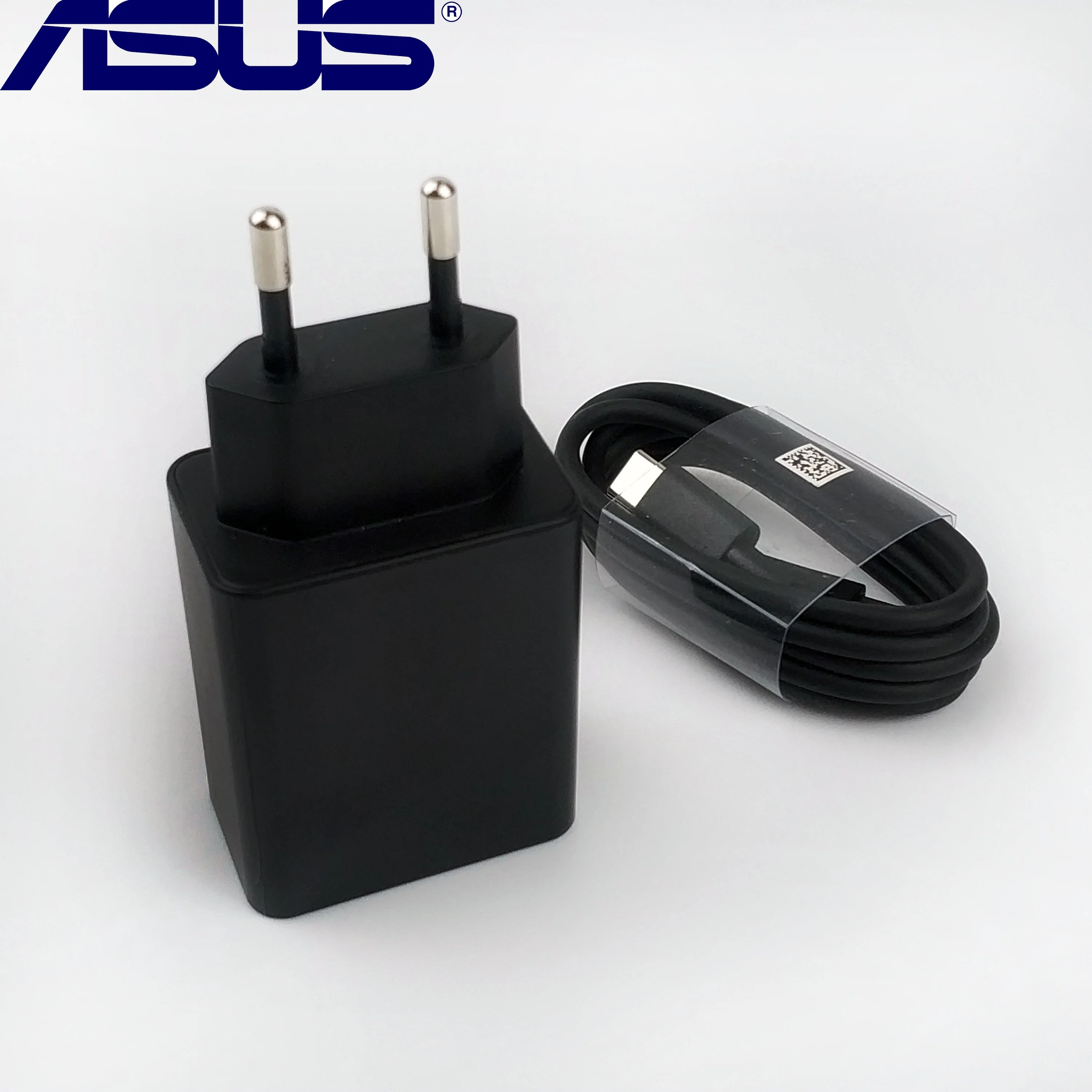EU charger and cable Asus zenfone 6z 5z мобильный телефон быстрое зарядное устройство 9 в 2a быстрое путешествие ЕС 18 Вт зарядный адаптер usb type-c кабель Для zenfone 6 5 3 Ze552 - Тип штекера: EU charger and cable