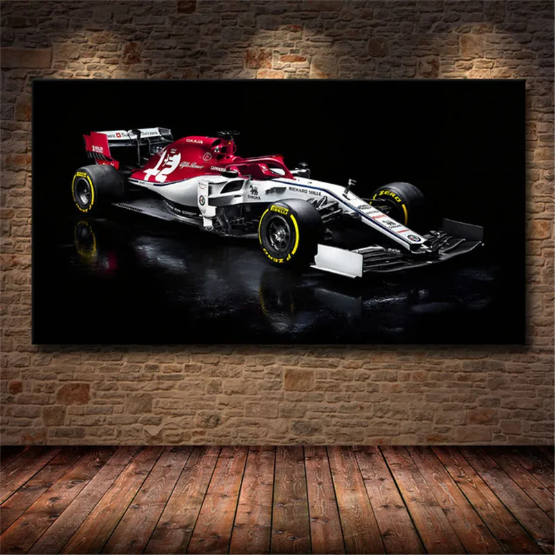 

Canvas Paintings Formula Car Print Racing Lovers Living Room Cuadros Bedroom Decoration Painting posters and prints Home Decor