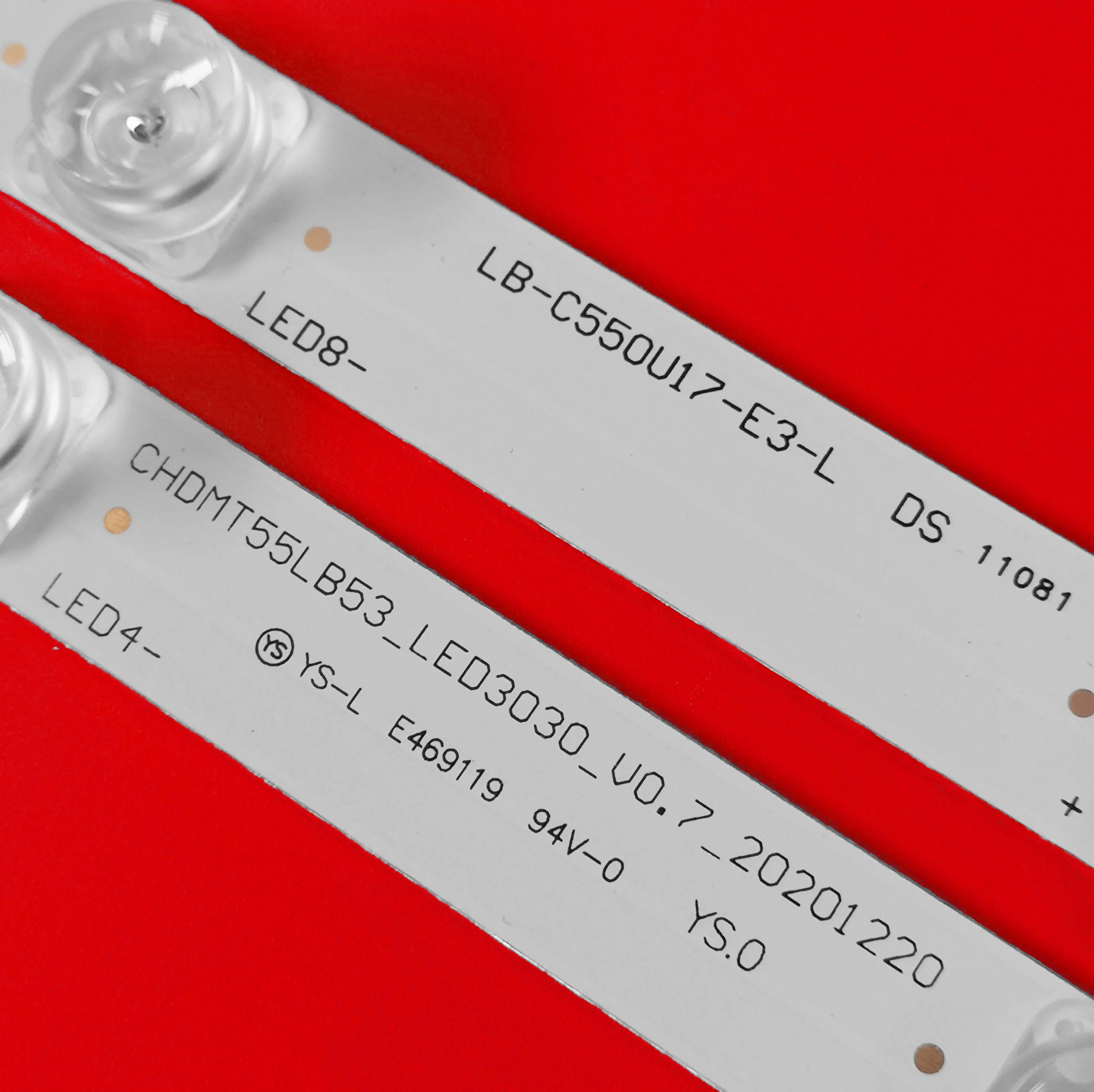 

LED Backlight Strip CHDMT55LB53-LED3030-V0.7 LB-C550U17-E3-L-ZM for 55DS300 55D3S 55U1 55D2S 55F8 55D2P 55A3U 55A5U 55D3700I