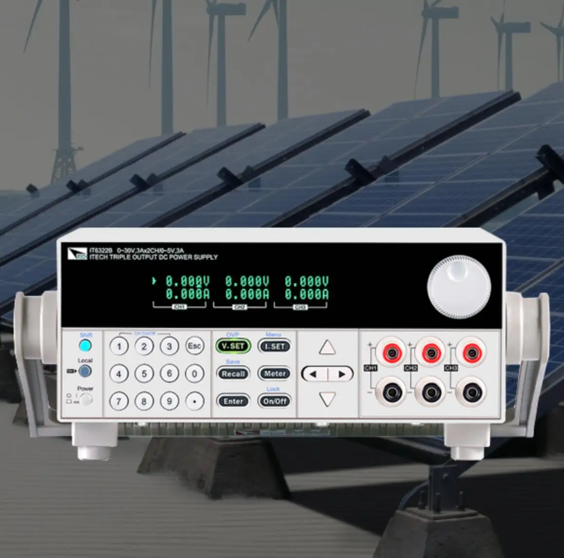 

ITECH IT6333A источник питания постоянного тока 5V 3A 15W 1CH 30V 6A 180W 2CH RS232 /USB