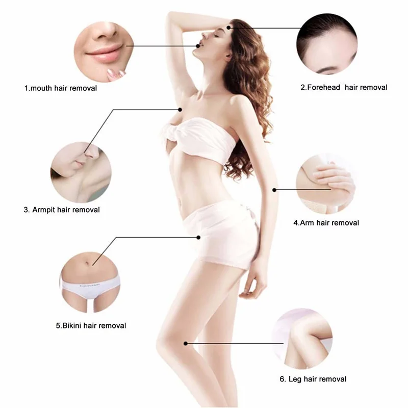 

Wax Mini Dipping Pot Kit 50pcs Wood Stickers Electric Hair Removal Wax Machine Heater Waxing Hands Feet Body Paraff GH12