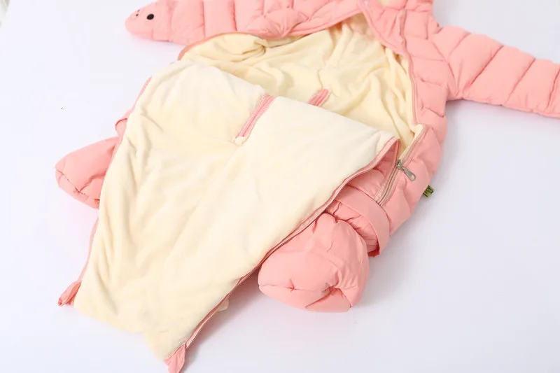 30 degrees cold Winter warm Baby girl Clothes New born Style Baby Rompers Baby Boys Jumpsuits cute Cartoon Infant Overalls