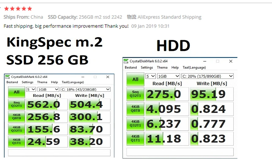 KingSpec M.2 SSD SATA 60 ГБ 120 ГБ 240 ГБ 512 ГБ HDD NGFF SATA SSD HDD m2 SATA 2242 2280 жесткий диск для компьютера ноутбука