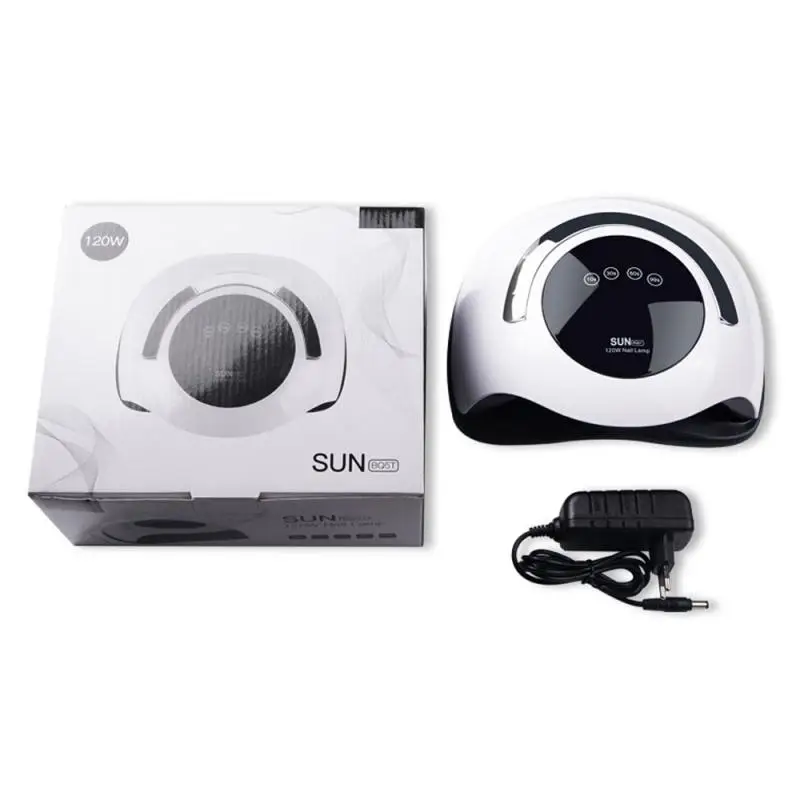Белая УФ светодиодная лампа для сушки ногтей 120 Вт всех гелей сушилка с 36
