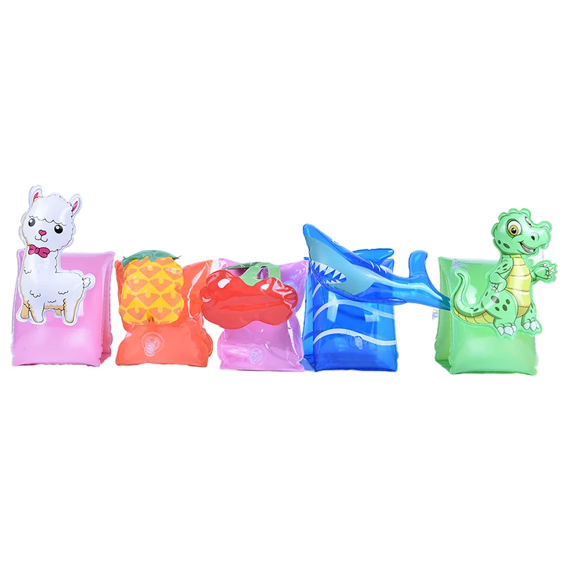 1 пара детское кольцо для плавания круг бассейн поплавок надувная безопасность