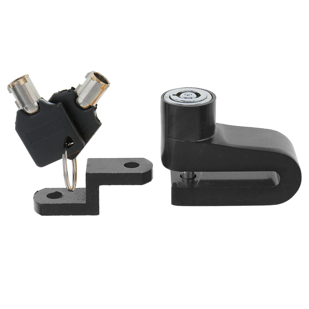 Мотоцикл дисковый тормоз замок безопасности Противоугонный с ключами