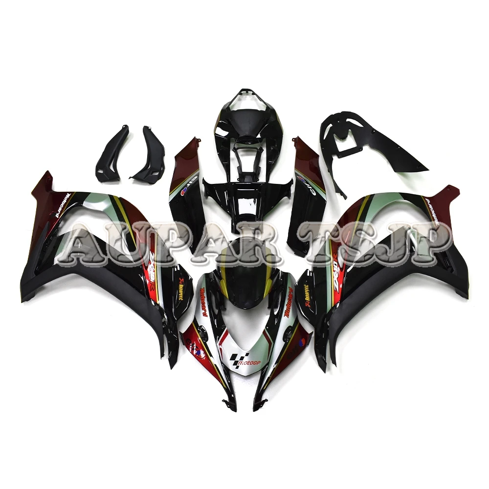 

Silver Black Sportbike Casing For Kawasaki ZX10R ZX-10R 2016 2017 2018 16 17 18 ABS Plastic Injection Molding Covers