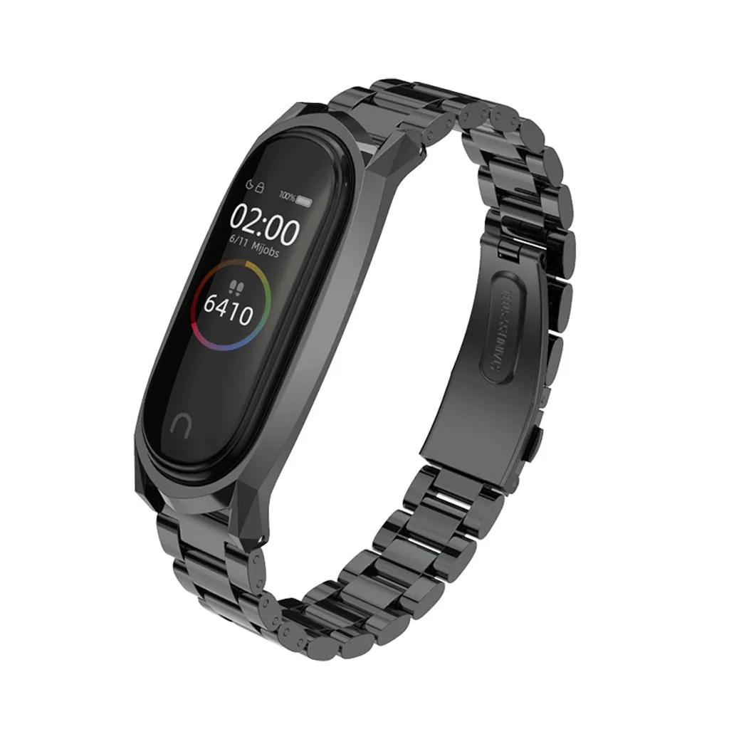Совместимый для Xiaomi Mi Band 4 стальной длина прочный bluetooth Smartwatch horloge ремешок для умных часов Polsband повязки